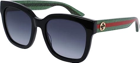 gucci gg0034s 002 54 black square sunglasses